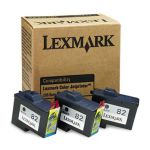 Lexmark 18L0232 Black Ink Cartridge 3-Pack (600 Pages)