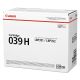 Canon 0288C001AA 039H Black Toner Cartridge (25K Pages)