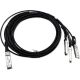 DIRECT ATTACH CABLE - TWINAXIAL - MALE LEFT GENDER - MALE RIGHT GENDER - QSFP28 — QSFP-4SFP25G-CU3M-AX
