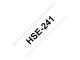0.69IN X4.9FT(17.7MM X1.5M), 2:1 HEAT SHRINK TUBE, BLK ON WHITE, DIA: 0.21IN-0.4