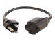 C2G 1ft Power Extension Cord