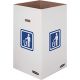 Bankers Box 10 Pack 50 Gallon Corrugated Cardboard Trash and Recycling Containers