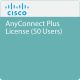 CISCO ANYCONNECT 50 USER PLUS PERPETUAL LICENSE