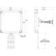 Cisco AIR-ANT2566D4M-RS= 2.4/5 GHz 6 dBi Patch Antenna | Enterprise Wireless — AIR-ANT2566D4M-RS=