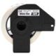 1.1 in x 50 ft (29 mm x 15.2 m) Black on White Continuous Length Film Tape