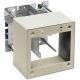 Hubbell Wiring Systems HBL2444D2AIV Steel Extra Deep Metal Raceway Divided Switch/Receptacle Box