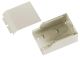 Hubbell Wiring Systems HBL4710IV Steel Metal Raceway Undivided Entrance End Fitting