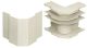 Hubbell Wiring Systems HBL4718DFOIV Steel Metal Raceway Divided External Elbow