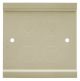 HBL47472BBBBGY Steel Metal Raceway Four Duplex Receptacle Cover Plate