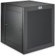Hubbell - HLQ3632 - QuadCab Wall Mount Cabinet Light Duty 19 Rack Units 32in. in. Deep Window Door Black