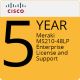 Cisco Meraki MS210-48LP 5-Year Enterprise License & Support | Cloud — LIC-MS210-48LP-5YR