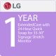 33-50 SIGNAGE MONITOR (SPECIAL), 1 YEAR EXTENDEDCARE, 24 HR QUICK-SWAP