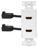 Hubbell Wiring Systems NS802I netSELECT HDMI 1-Gang Thermoplastic Decorator Frame