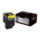 LEXMARK 80C0S40 YELLOW TONER CARTRIDGE FOR USE IN CX310,410,510 ESTIMATED YIELD
