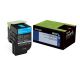 LEXMARK 80C10C0 CYAN RETURN PROGRAM TONER CARTRIDGE FOR USE IN CX310,410,510 EST