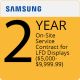 5 YEARS SAMSUNG PROTECTION PLUS EXTENDED SERVICE WITH ONSITE REPAIR FOR COMMERCI