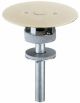 PT7FFSDI Aluminum 1 Piece Unit Fire-Rated Poke-Through Single Service Furniture Feed Pedestal