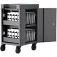FITS UP TO 20 DEVICES W/BACK PANEL, 1.4 W SLOTS, CHARCOAL