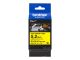 Brother HSe-611E - Black on yellow