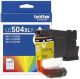 BROTHER GENUINE LC504XLY HIGH YIELD YELLOW INK CARTRIDGE