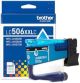 BROTHER GENUINE LC506XXLC SUPER HIGH YIELD CYAN INK CARTRIDGE