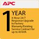 APC 3-Year 4HR 7x24 Response Upgrade | Warranty Service — WUPG4HR-UG-01