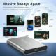 64GB Mobile Phone Intelligent Backup Disk, Universal Android Phone Computer Dual Use Mobile Extender, Large Capacity Storage Expansion for Phone & Computer, Silver