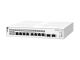 HPE Networking Instant On 1930 8G Class4 PoE 2SFP 124W Switch - switch - 10 ports - managed - rack-mountable - JL681A#ABA