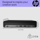 HP Pro Mini 400 G9 Tiny Desktop Computer | 13th Gen Intel 14-Core i5-13500T | 16GB RAM | 512GB PCIe SSD | 2-Monitor Support 4K | Wi-Fi 6 | HDMI | Type-C | DP | Wired KB and Mouse | Windows 11 Pro