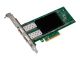 Intel E810-XXVDA2 - network adapter - PCIe 4.0 x8 - 10/25 Gigabit SFP28 x 2 - HCI-P-I8D25GF