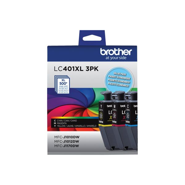 Brother LC401XL 3PK - 3-pack
