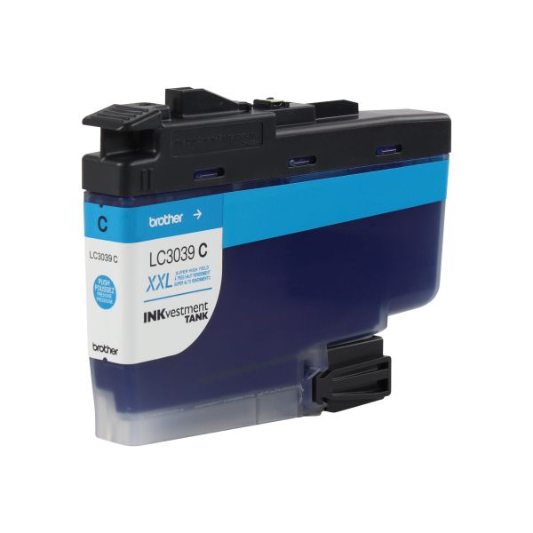 INK CARTRIDGE - CYAN - UP TO 5000 PAGES - BROTHER GENUINE LC3039C IS FOR USE WIT