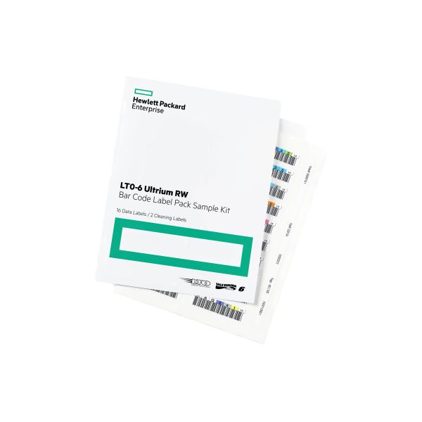 HPE Ultrium 6 RW Bar Code Label Pack