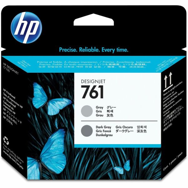 HP 761 GRAY/DARK GRAY DESIGNJET PRINTHEA — CH647A