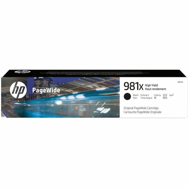 HP 981X L0R12A High Yield Black PageWide Cartridge | OEM Ink Supply — L0R12A