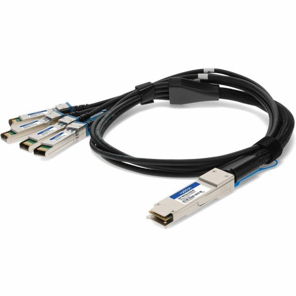 ADDON CISCO QSFP-4SFP25G-CU5M COMPATIBLE TAA COMPLIANT 100GBASE-CU QSFP28 TO 4XS — QSFP-4SFP25G-CU5M-AO