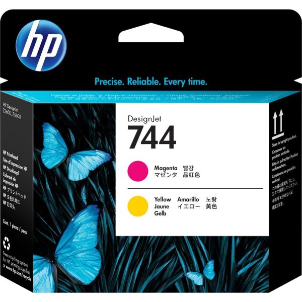 HP 744 Magenta & Yellow DesignJet F9J87A | OEM Ink Supply — F9J87A
