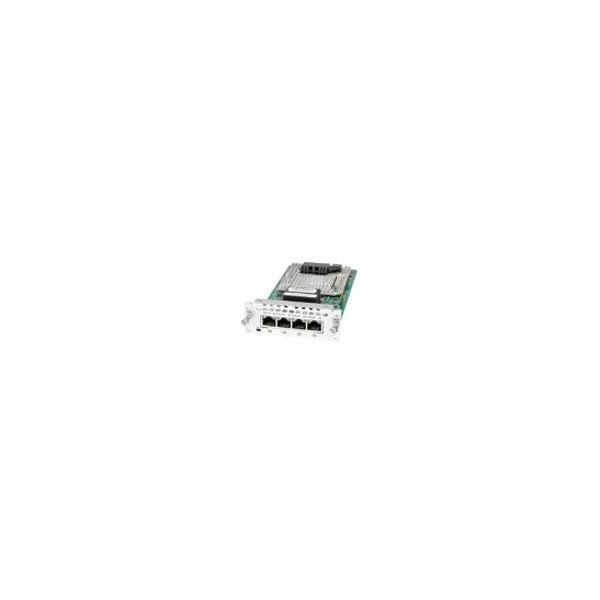 Cisco NIM-4MFT-T1/E1-RF 4-Port Multiflex Trunk | Router Voice Module — NIM-4MFT-T1/E1-RF