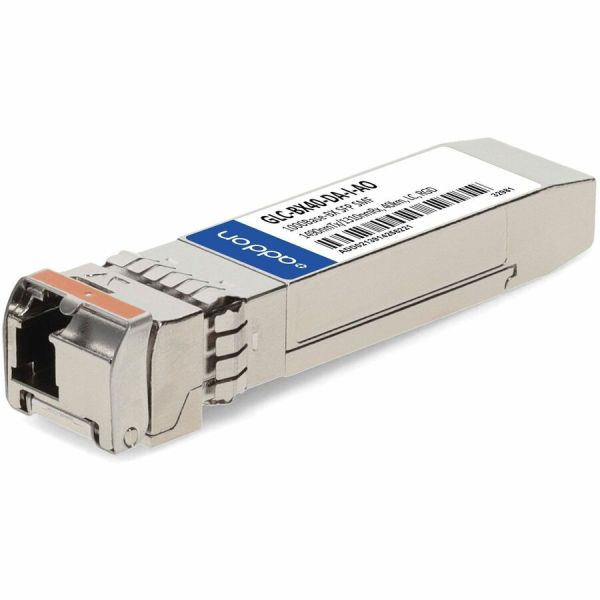 AddOn GLC-BX40-DA-I-AO 1000BASE-BX SFP Transceiver | Cisco Compatible, TAA — GLC-BX40-DA-I-AO