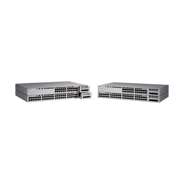 Cisco Catalyst 9200L - Switch - L3 - Managed - 24 X 10/100/1000 (PoE+) + 4 X Gigabit SFP (uplink) - Rack-mountable - PoE+ (740 W) - K-12 Education - C9200L-24P-4G-EDU
