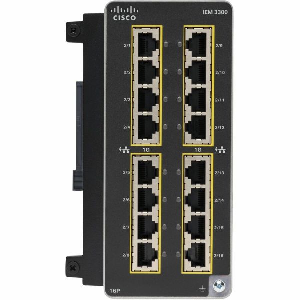 Cisco Catalyst IE3300 16 GE Expansion Module | Industrial Ethernet — IEM-3300-16T=