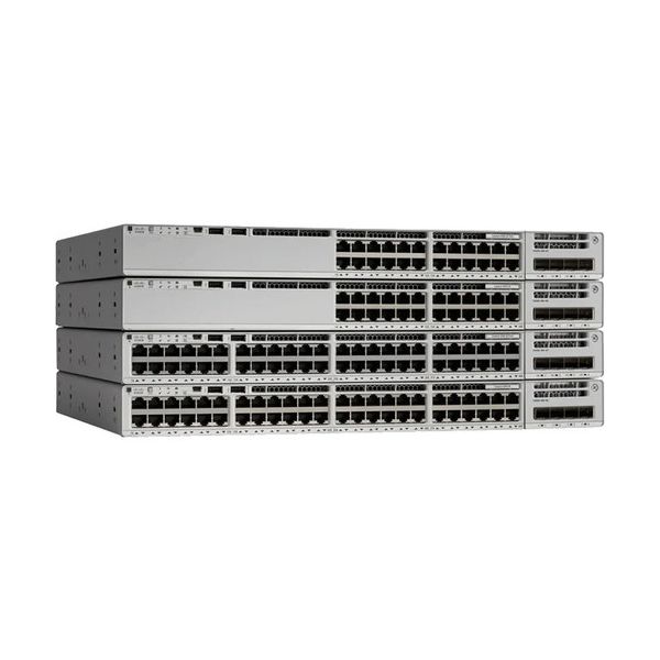 Cisco Catalyst 9200L - Switch - L3 - Managed - 12 X 100/1000/2.5G/5G/10GBase-T + 36 X 10/100/1000 (PoE+) + 4 X 10 Gigabit Ethernet - Rack-mountable - PoE+ (740 W) - Academic - C9200L-48PXG4X-EDU