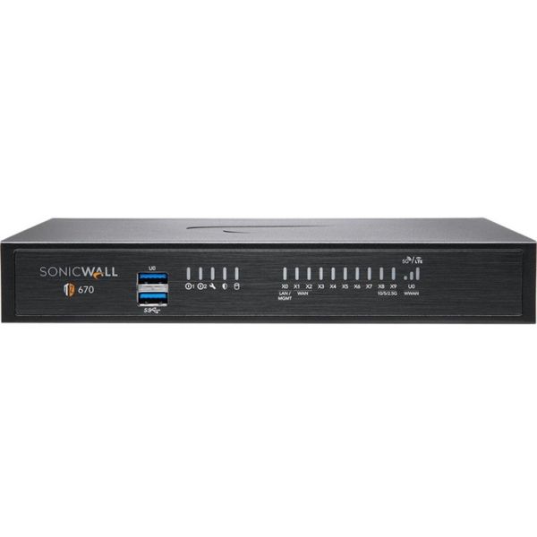 SonicWall TZ670 Secure Upgrade Plus AE 2YR | Firewall, UTM, Enterprise — 02-SSC-5685