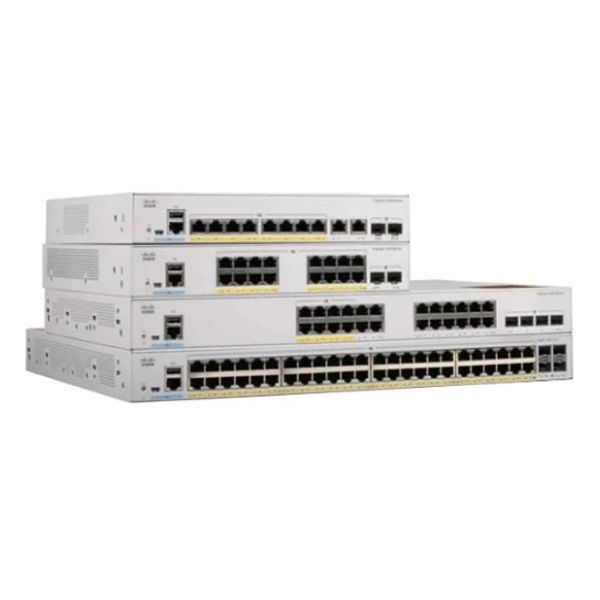 Cisco Catalyst 1000 8 Port GE, 2x1G SFP | Managed Switch, Enterprise — C1000-8T-2G-L-RF