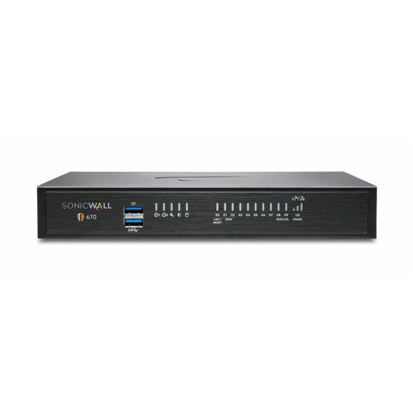 SonicWall TZ670 Secure Upgrade Appliance | Next-Gen Firewall, Enterprise — 02-SSC-8435