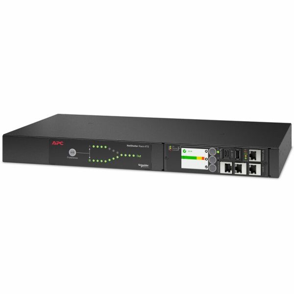APC NetShelter Rack ATS AP4423A 1U 16A 230V | Rack PDU, Enterprise — AP4423A