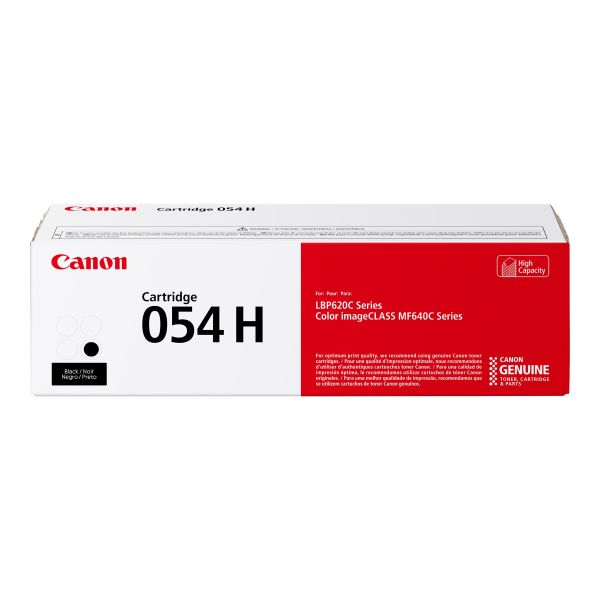 054 BLACK HIGHCAPACITY TONER CARTRIDGE, HIGH CAPACITY - FOR USE WITH LBP622CDW,