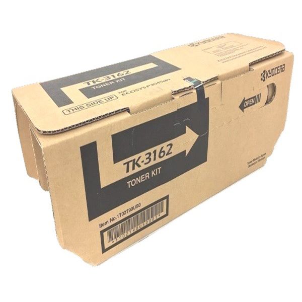 Kyocera TK-3162 Black Toner Cartridge (12.5K Pages) - 1T02T90US0