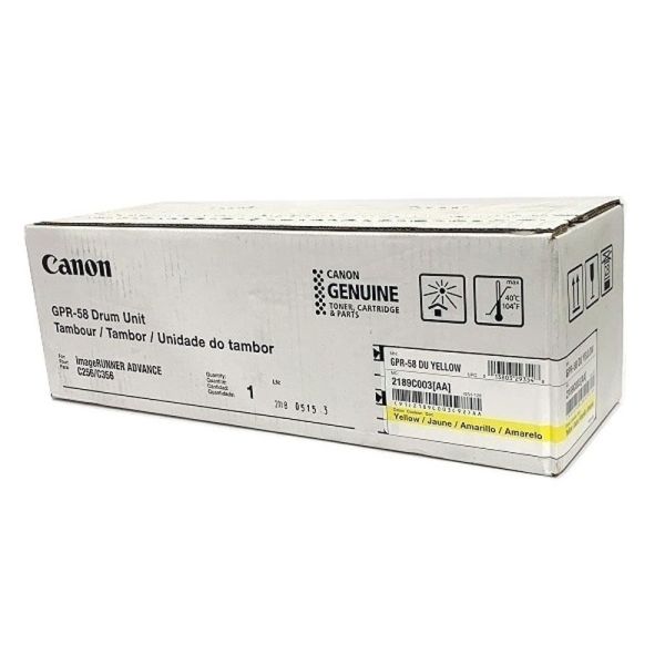 Canon 2189C003AA GPR-58 Yellow Drum Unit