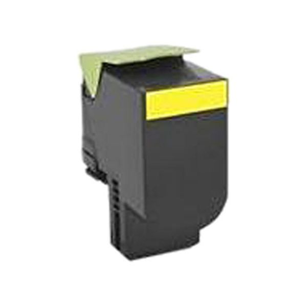 Lexmark 70C0HYG High Yield Return Program Toner Cartridge - Yellow